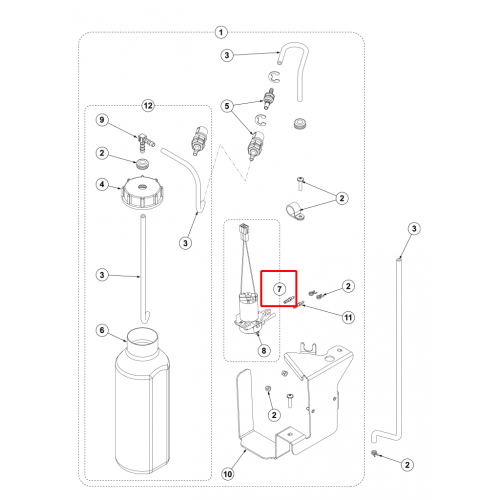 SC 401 43B Deterjan Pompası Peristaltik Mıx 24V Sıp