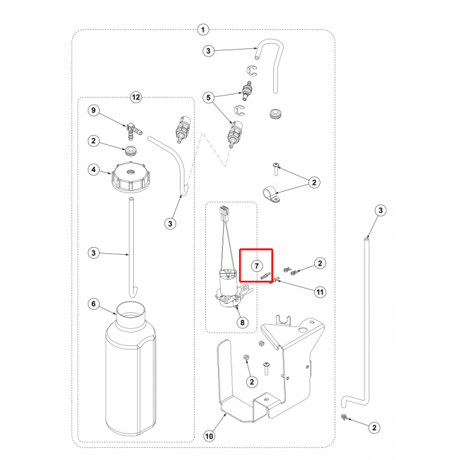 SC 401 43B Deterjan Pompası Peristaltik Mıx 24V Sıp