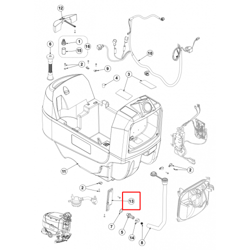 SC 401 43B Destek Pedal Ss F Sürücü Versiyonu Sıp