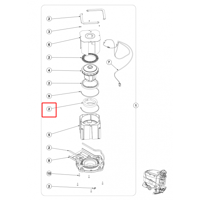 SC 401 43B Conta Vakum Motoru Kiti