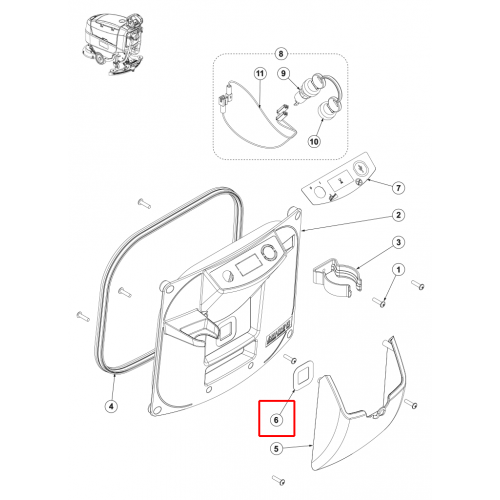 SC 401 43B Etiket Transp.Box F El.Cover Inspect. Sıp