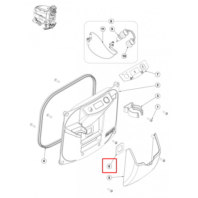 SC 401 43B Etiket Transp.Box F El.Cover Inspect. Sıp