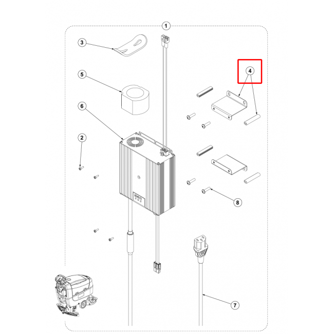 SC 401 43B Destek Galvaniz F Akü Şarj Cihazı Kit