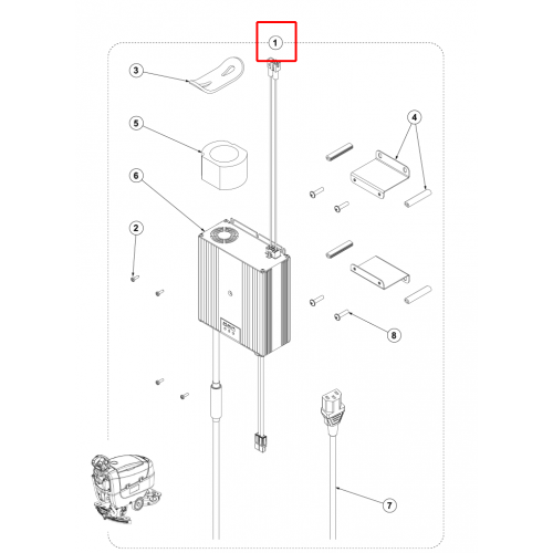 Nilfisk SC 401 43B Dahili Şarj Cihazı 24 V 10A 100-240 V Ab Kiti