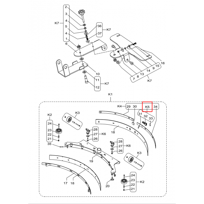 Nilfisk SC 430 53B Silici Lastik Mandal Kit