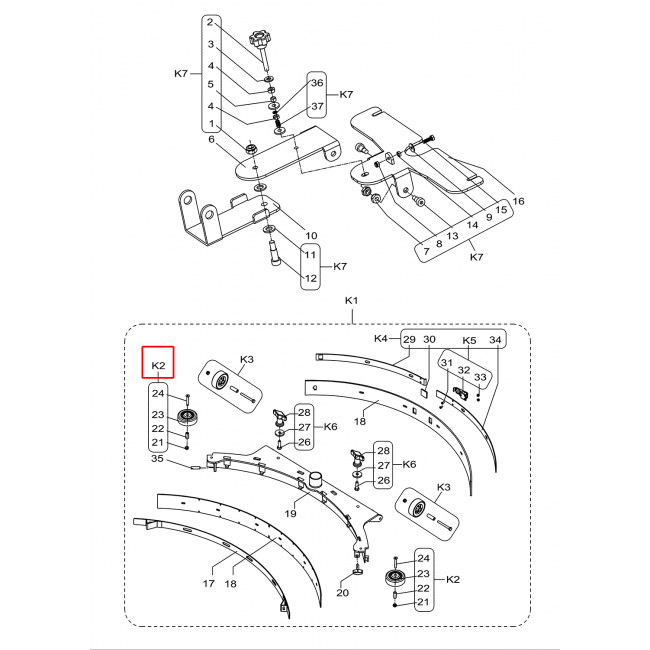 SC 430 53B Rulo Tampon Silici Lastik Kit