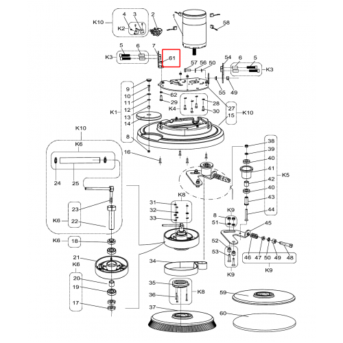SC 430 53B Somun M10 Hex