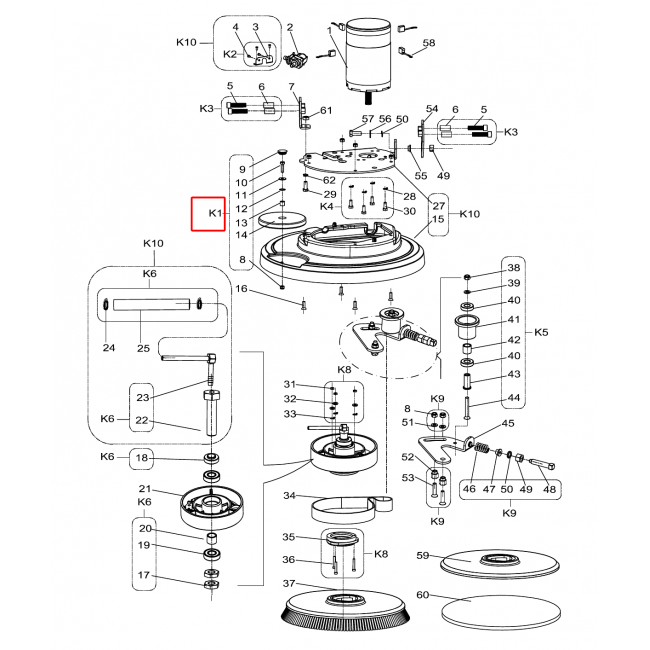 SC 430 53B Tampon Rulo Kiti