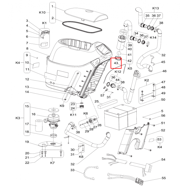 SC 430 53B Kontrol Keçesi