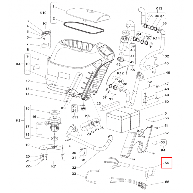 SC 430 53B Motor Kablo Seti