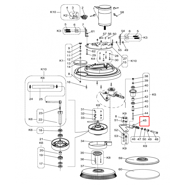 SC 430 53B Gergi Tekerleği Çubuğu