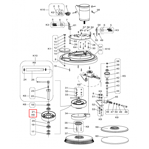 Nilfisk SC 430 53B Makine Makarası
