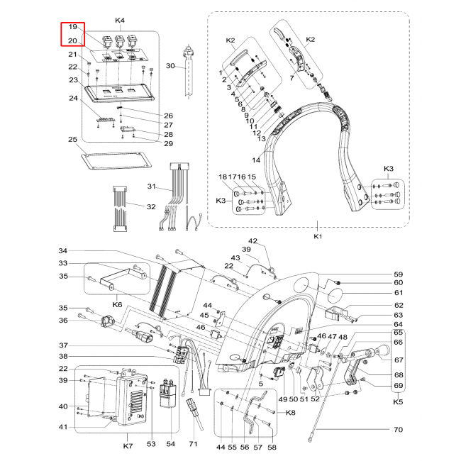 SC 430 53B Panel Etiketi