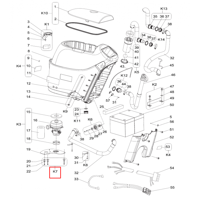 SC 430 53B Vakum Pompası Donanım Kit