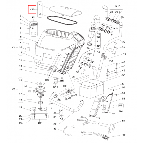 SC 430 53B Üst Kapak Kiti