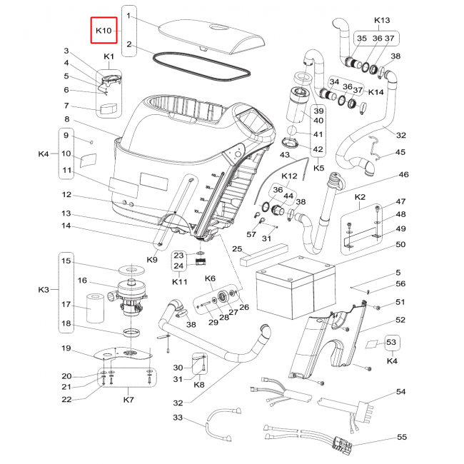 SC 430 53B Üst Kapak Kiti