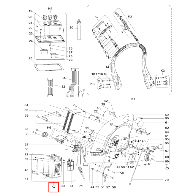 Nilfisk SC 430 53B Elektrik Kutusu Kiti