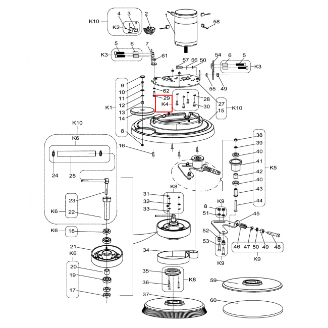 SC 430 53B Motor Vidası Kiti