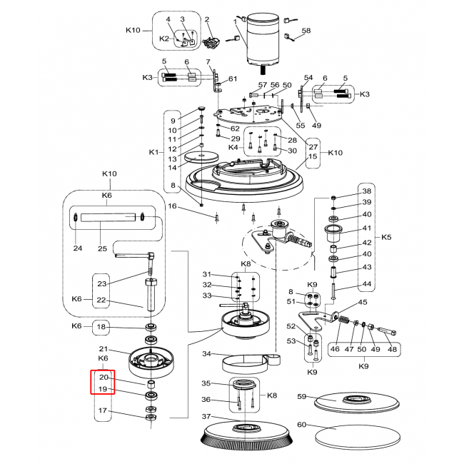 SC 430 53B Rulman 6204 Lu