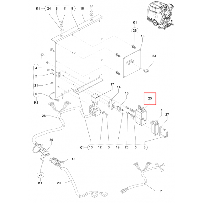 SC 450 53B Anahtar Elektromanyetik 24V