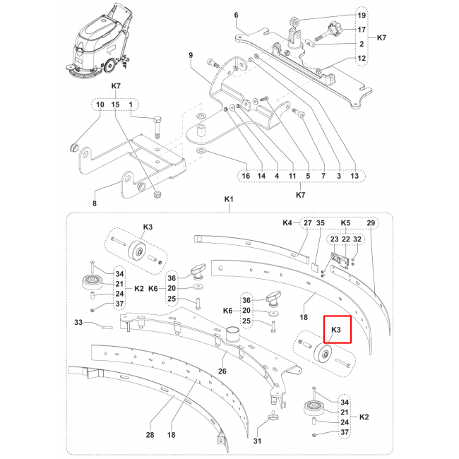 Nilfisk SC 450 53B Tekerlekler Silici Lastik 60X20Mm Kit 2Adet