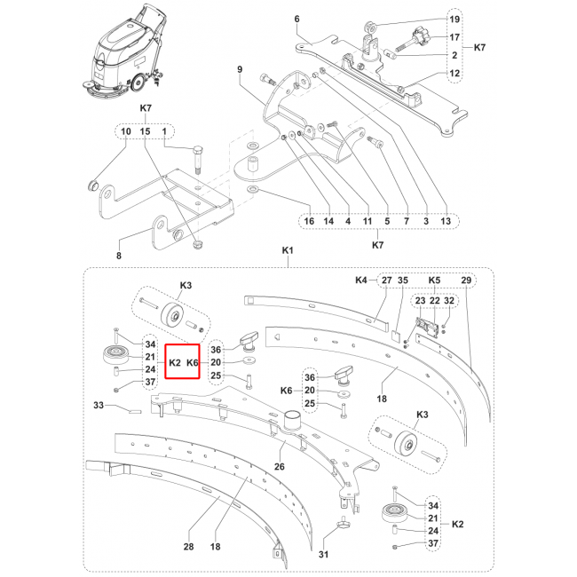 Nilfisk SC 450 53B Silici Lastik Sabitleme Kiti