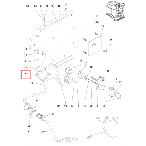 SC 450 53B Elektrik Bileşeni Donanım Kit