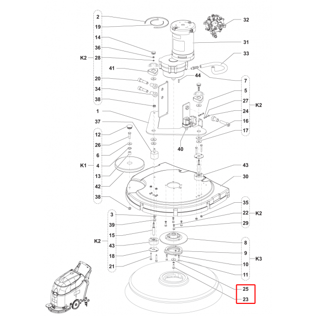 SC 450 53B Pul Düz M6X24 Ss Iso7093 10 Adet Set