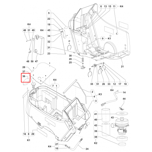 Nilfisk SC 450 53E Kapasitör 400V 70Uf