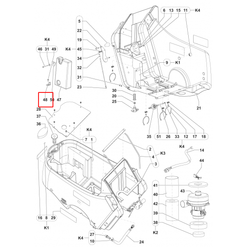 SC 450 53E Ağırlık Sabitleme İçin Braket