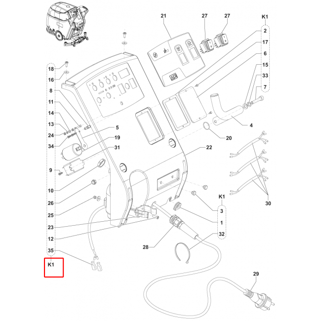 SC 450 53E Kontrol Paneli Ca Donanım Kiti