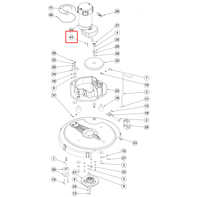 Nilfisk SC 500 53B Fırça Platformu Ayar Kit