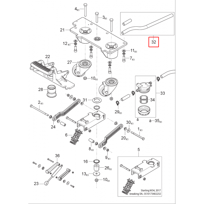 Nilfisk SC 500 53B Hortum Solüsyon Sistemi Kiti