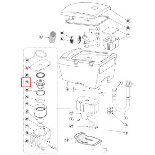 Nilfisk SC 500 53B Vakum Motoru 24V 280W Sıp