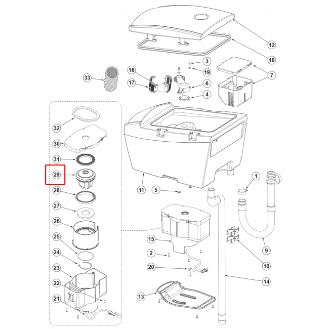 Nilfisk SC 500 53B Vakum Motoru 24V 280W Sıp