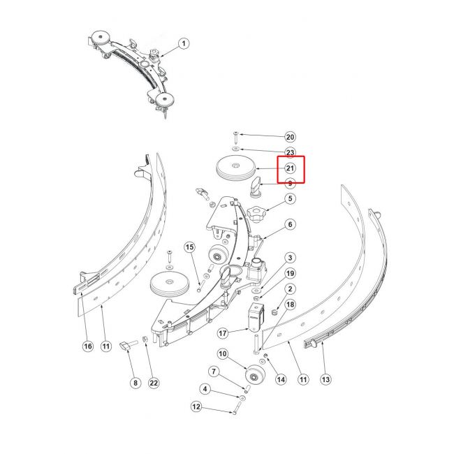 SC 500 53B Tekerlekli Tampon D.100 Plastik 2 Adet Set