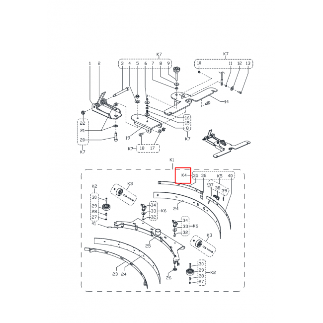 Silici Lastik 740Mm 29 Sabitleme Kiti