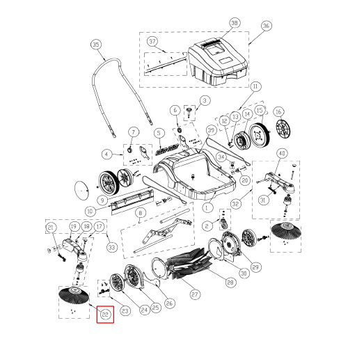 Nilfisk SW 250 Yan Süpürge