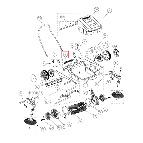 Nilfisk SW 250 Filtre