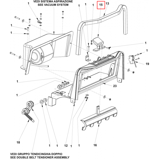 SW 750 Filtre Çırpıcı Kolu