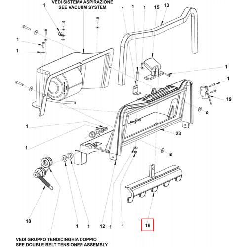 Nilfisk SW 750 Filtre Çırpıcı Plastik