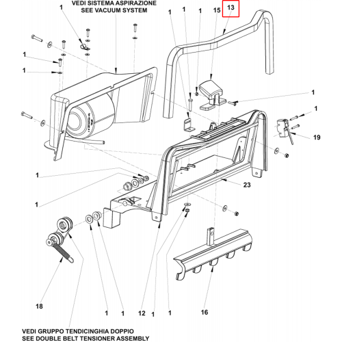 SW 750 Conta Ekstrude L.845Mm