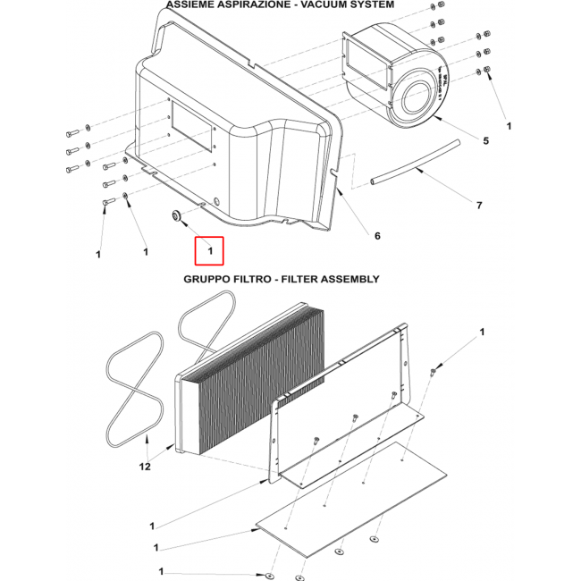 SW 750 Filtre Bağlantı Donanım Kiti