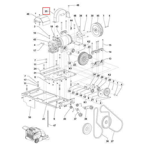 SW 900 Kapak Plastik F Dişli Spur