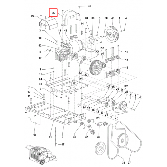 SW 900 Kapak Plastik F Dişli Spur