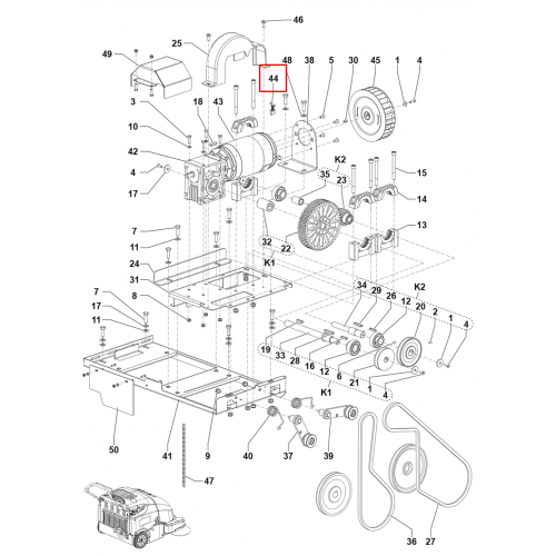 Nilfisk SW 900 Karbon Fırça 4 Adet Set