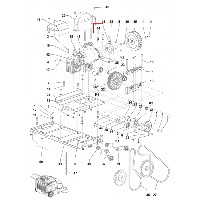Nilfisk SW 900 Karbon Fırça 4 Adet Set