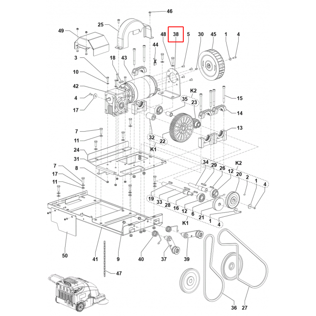 SW 900 Rulman Destek