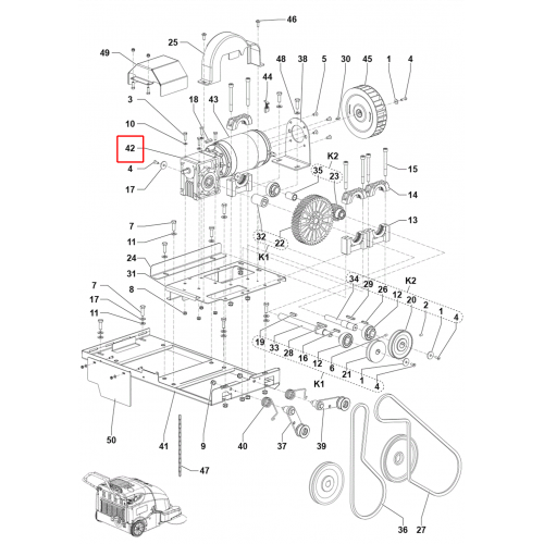 SW 900 Redüksiyon Dişli Komple