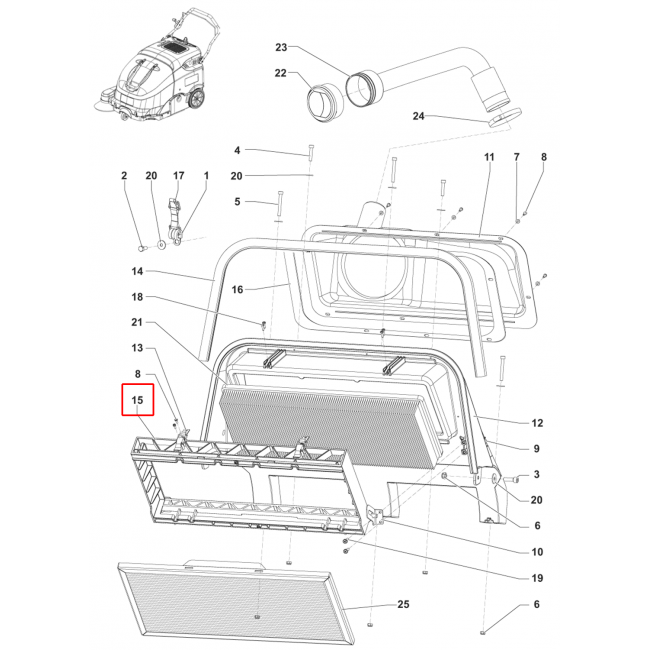 SW 900 Çerçeve F Panel Filtre Plastik